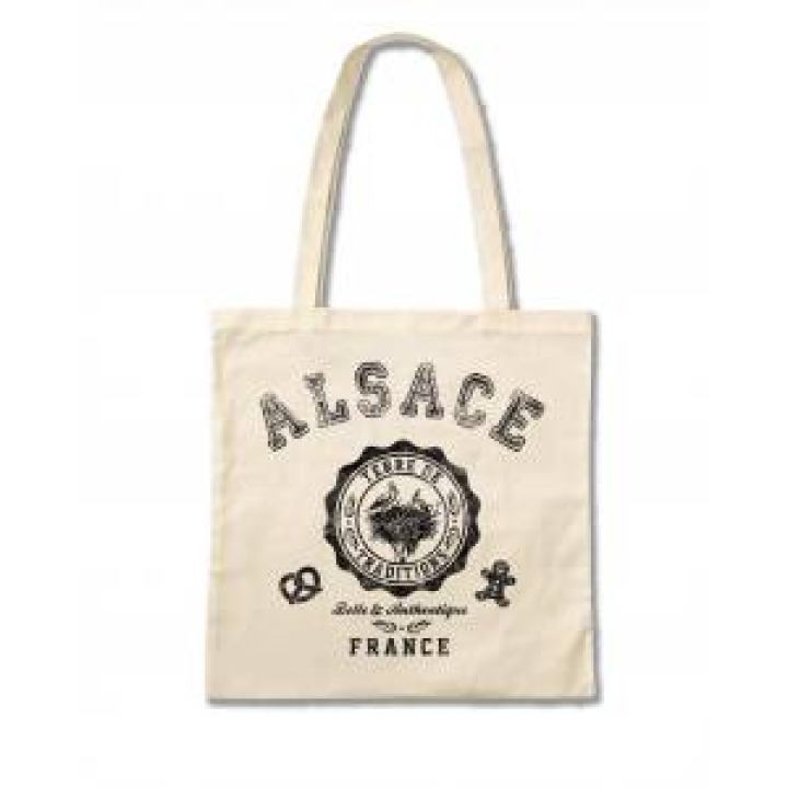 1268  sérigraphieAlsace France Vintage Version Noir Ou Rouge