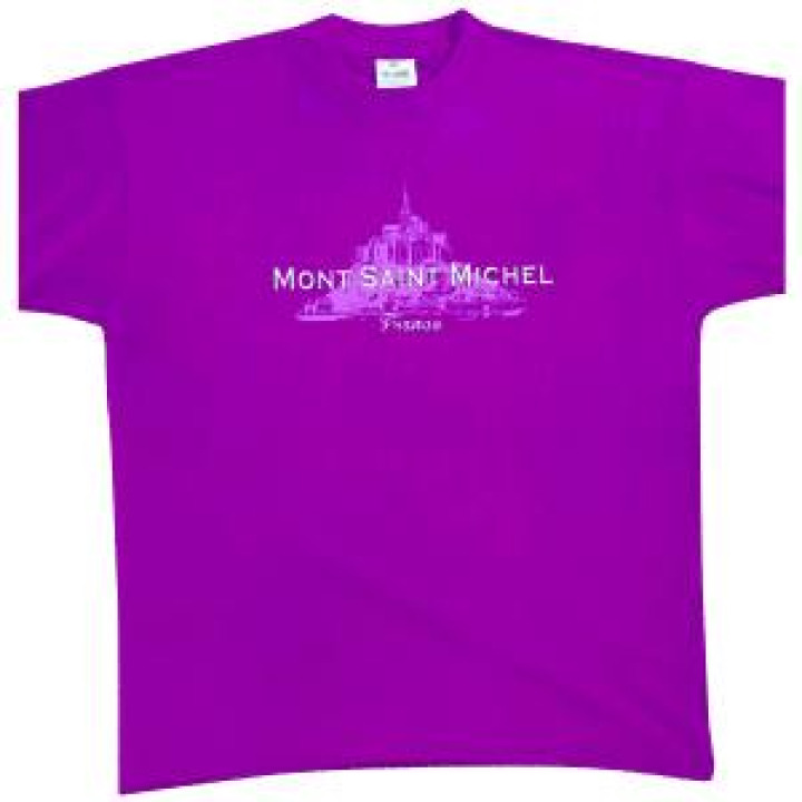 15700  Sérigraphie Mont Saint Michel  Broderie Mont Saint Michel en Argent