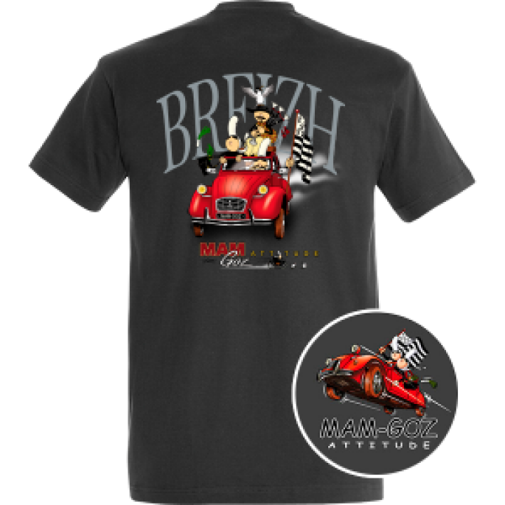 16788  Mam Goz 2 CV Rouge Mg1004  transfert pocket
