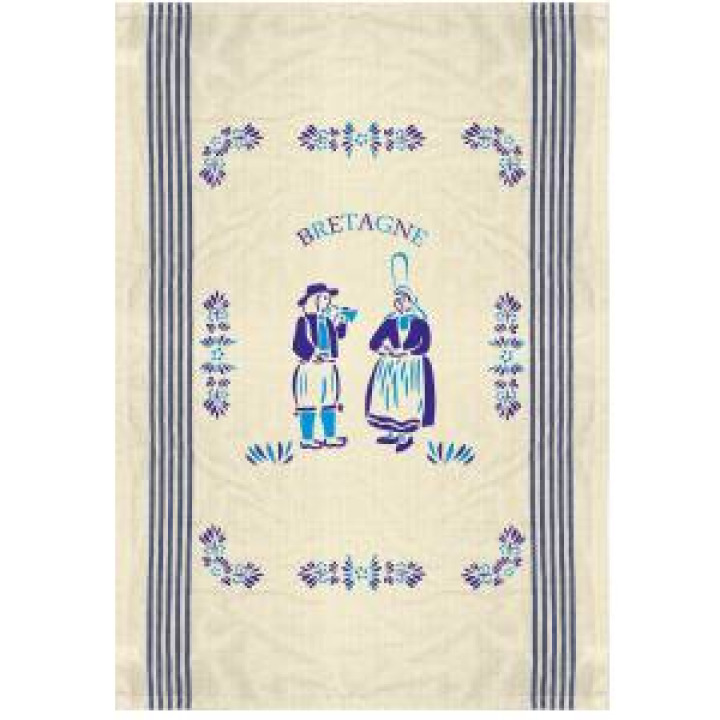 16997  Couple Breton Bleu