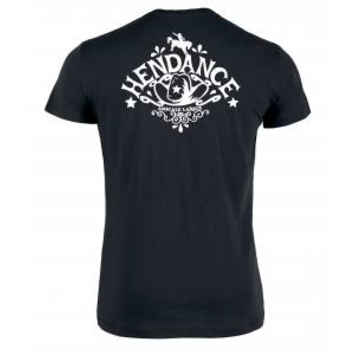 18710  Hendance Amicale Laique Impression Blanche sur Tshirt Noir