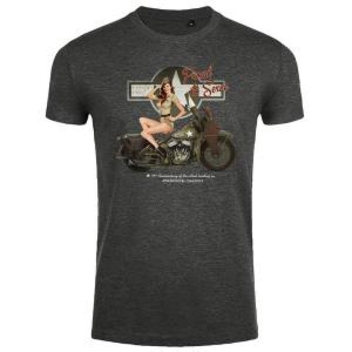 19053  Moto Usa Fille Proud To Serve Prendre Ref 19428