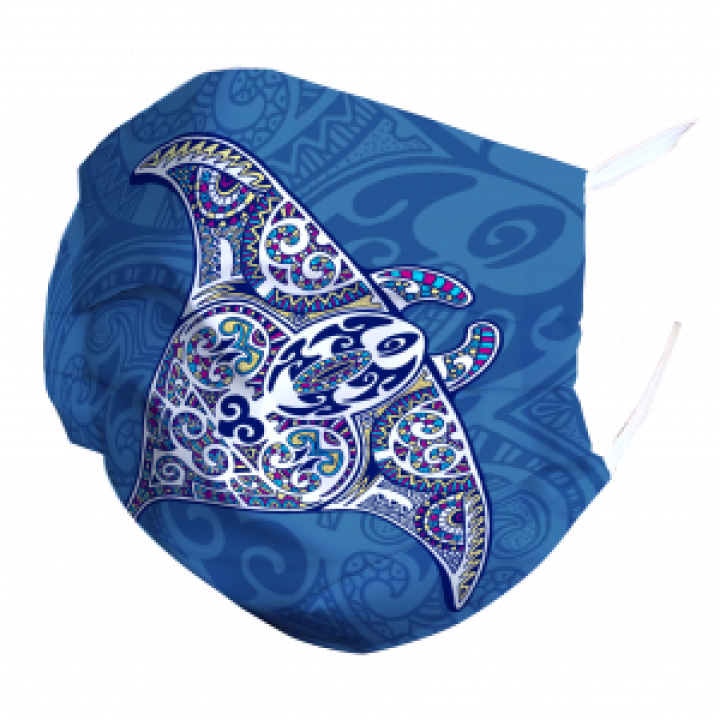 19227  Masque Raie Manta Multicolores