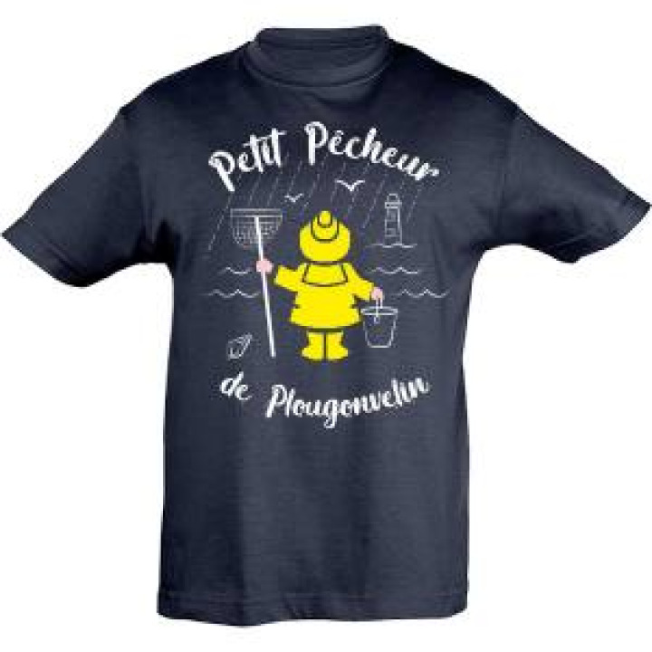 19455  Petit Pêcheur de Plougonvelin  transfert Applique Ciré jaune
