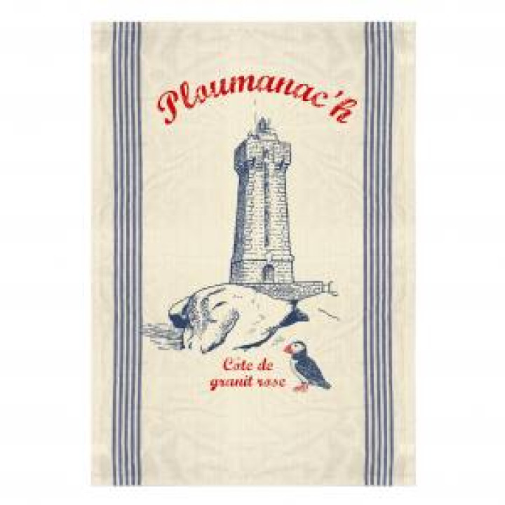 19908  Phare  Macareux Ploumanach Côte de Granite Rose