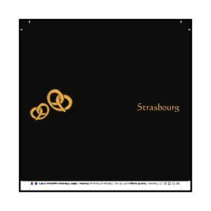 20036  Masque Bretzel Strasbourg Fond Noir