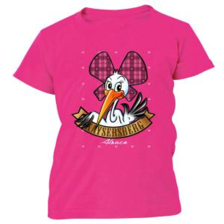 20048  Cigogne Fille Kaysersberg Alsace