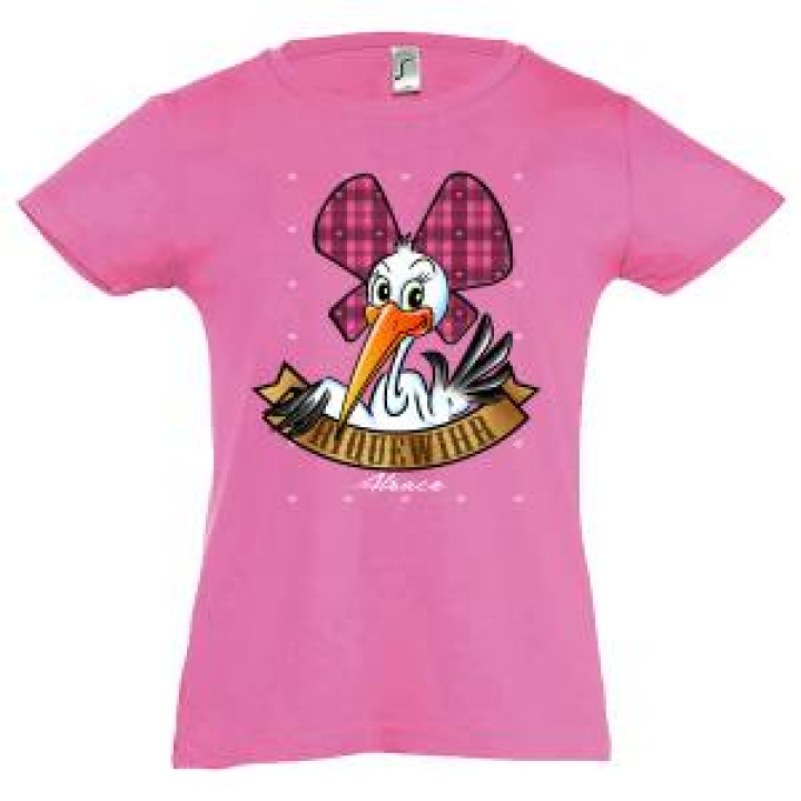 20048  Cigogne Fille Riquewihr Alsace