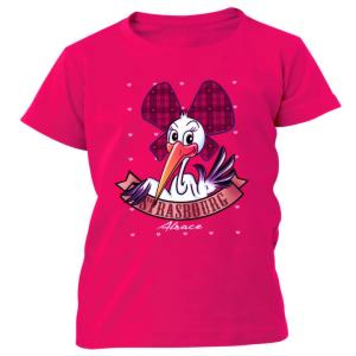 20048  Cigogne Fille Strasbourg Alsace France