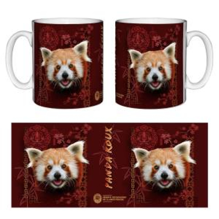 20213  Panda Roux Intemporel Rouge Orange Réserve de la Haute Touche