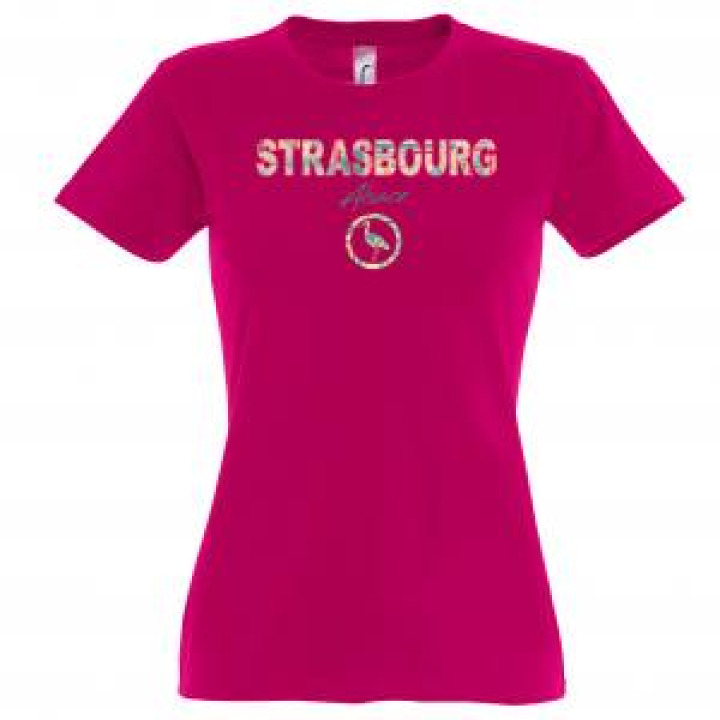 20700  Strasbourg Alsace Cigogne dans Cercle