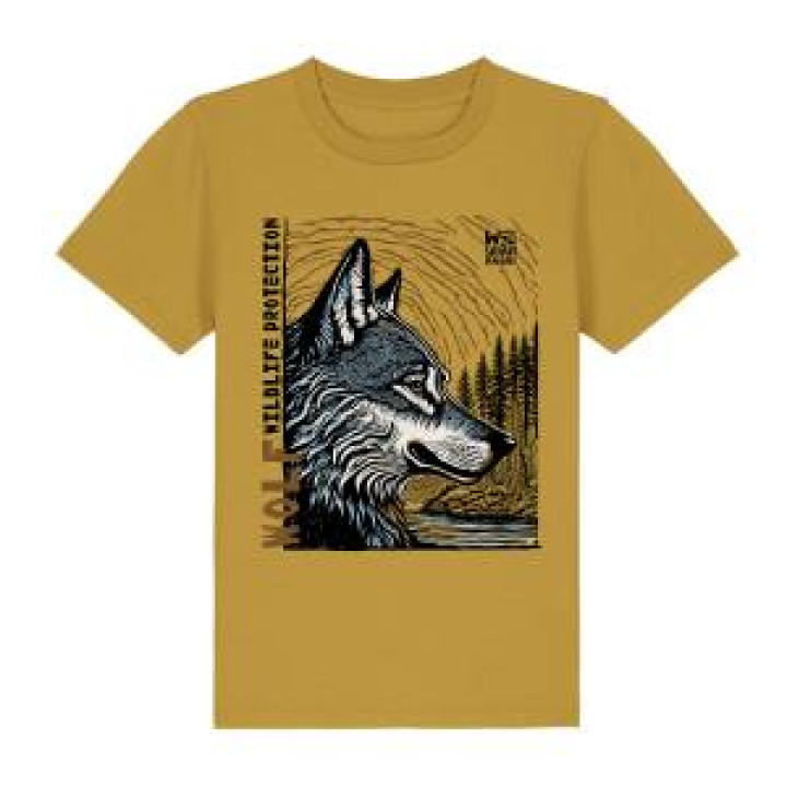21022  Loup Linocut Safari de Peaugres Safari de Peaugres