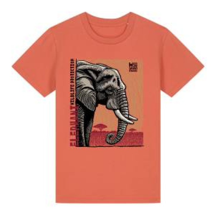 21023  Éléphant Linocut Safari de Peaugres Safari de Peaugres