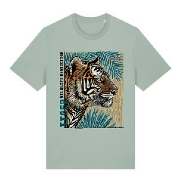 21024  Tigre Linocut Zoo Boissière du Dore