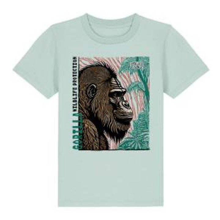 21026  Gorille Linocut Vallée des Singes
