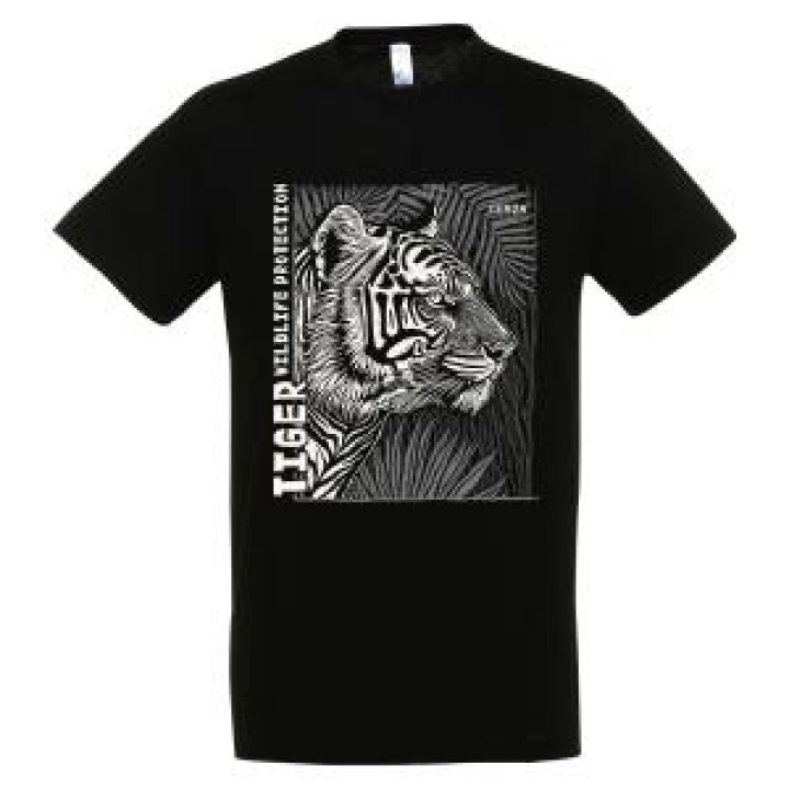21031  Tigre Linocut Gamme Black Cerza Cerza