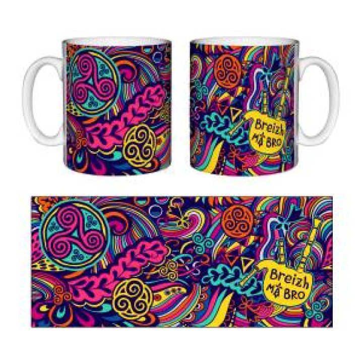 21047  Multicolore Triskel Breizh Ma Bro