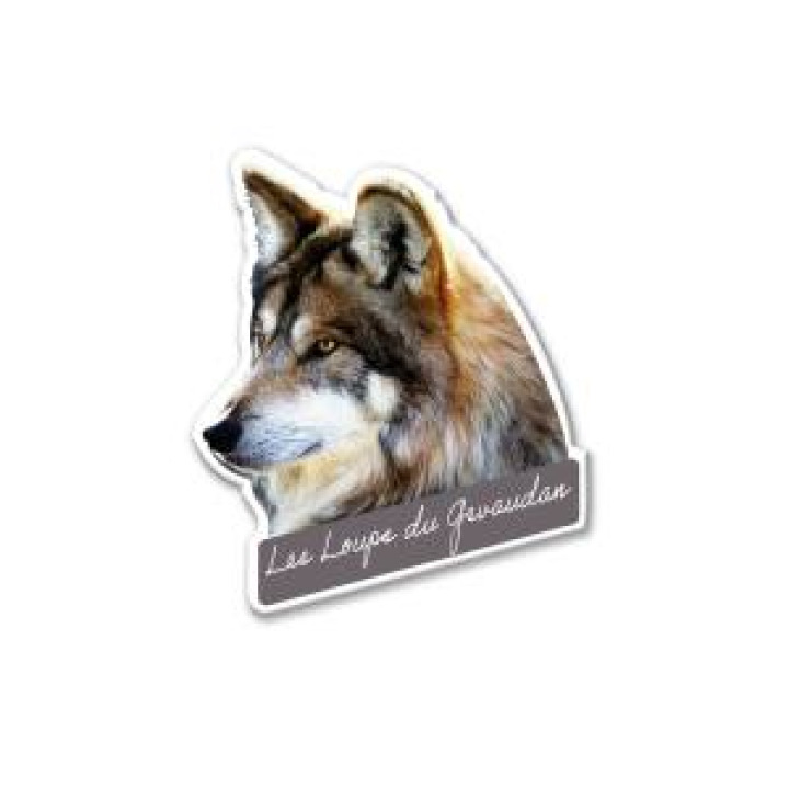 21153  Loup avec un Arbre les Loups du Gévaudan