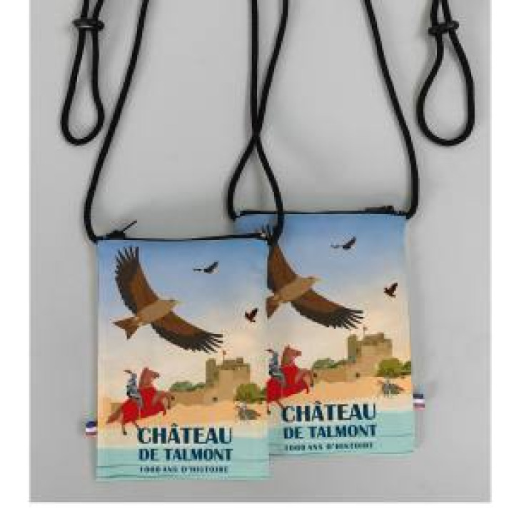 21293  Pochette de Téléphone Vue du Château Chevalier Aigle Château de Talmont