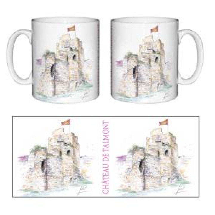 21294  Aquarelle Château de Talmont