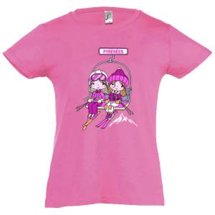 30385  Filles Télésiège Pyrénées