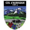 Adhésif Ecusson Col d’Aubisque Version Bleu Uni Adhésifs