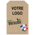 Adh&eacute;sif Etiquette Organic Personnalisee + Gencod Uni Adh&eacute;sifs