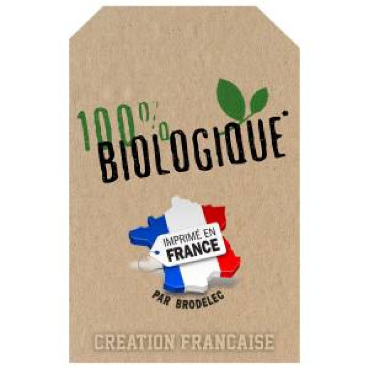 Adh&eacute;sif Etiquette Organic Uni Adh&eacute;sifs