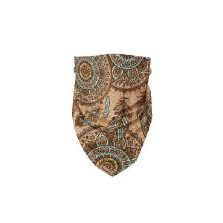 Bandana allover Amérindien Safari de Peaugres Blanc Taille unique