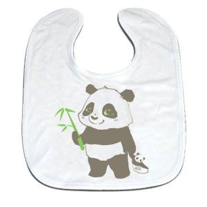 Bavoir Panda Doudou Zoo de Beauval 145cm Blanc Taille unique