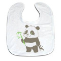 Bavoir Panda Doudou Zoo de Beauval (14.5cm) Blanc Taille unique