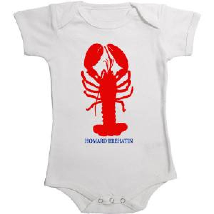 Body b&eacute;b&eacute; Homard Brehantin Aqua 12/18 mois