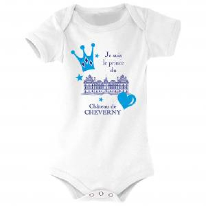 Body bébé Je suis le Prince de Cheverny Blanc 36 mois