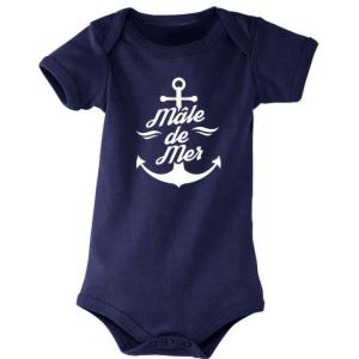 Body bébé Mâle de Mer  Ancre French Marine 36 mois