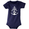 Body b&eacute;b&eacute; M&acirc;le de Mer + Ancre French Marine 3/6 mois