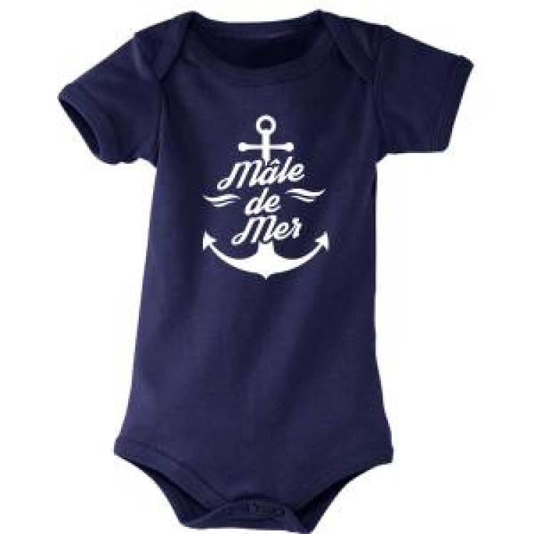 Body b&eacute;b&eacute; M&acirc;le de Mer + Ancre French Marine 12/18 mois
