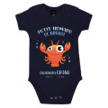 Body b&eacute;b&eacute; Petit Homard de Br&eacute;hat... French Marine 6/12 mois