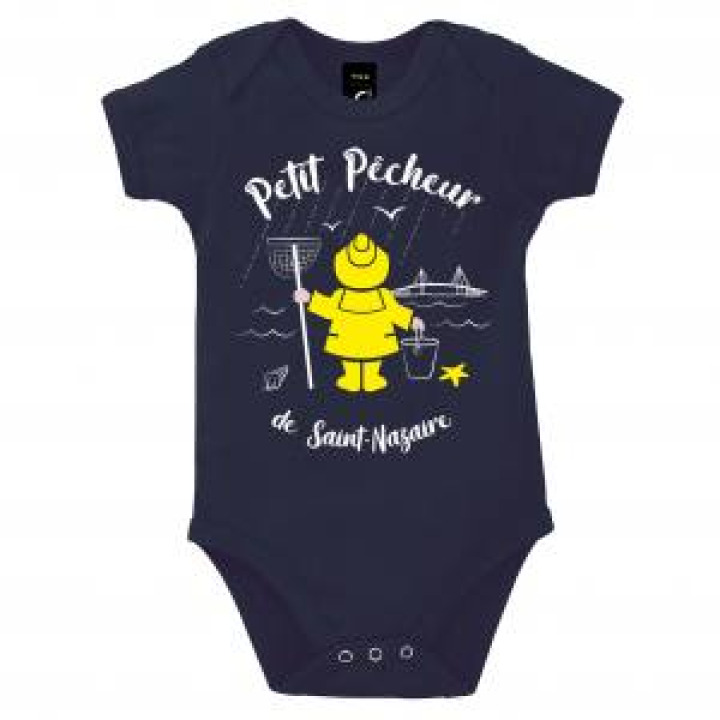 Body bébé Petit Pêcheur de Saint Nazaire French Marine 36 mois