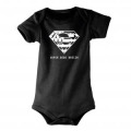 Body b&eacute;b&eacute; Superbreizh Noir 3/6 mois