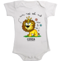 Body b&eacute;b&eacute; Un Roi Est n&eacute; Cerza Blanc 3/6 mois