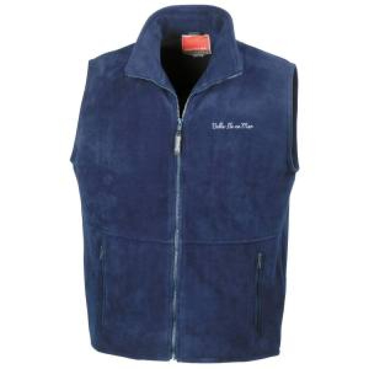 Bodywarmer E1256 Ref/ 31532 pocket Belle &Icirc;le en Mer (En Blanc sur les Marines) Navy S