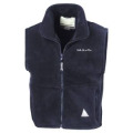 Bodywarmer enfant E1256 Ref/ 31532 pocket Belle &Icirc;le en Mer (En Blanc sur les Marines) Navy 3/4 ans