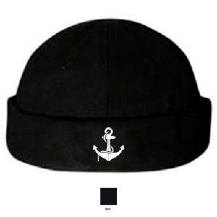 Bonnet en laine Miki Laine Ancre (Bc9303) Noir Taille unique