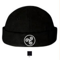 Bonnet en laine Miki Laine Triskell (Bc9305) Noir Taille unique