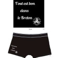 Boxer Transfert Tout Est Bon dans le Breton Noir S