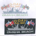Casquette 6 panneaux Broderie E612 Ref/ 22374 Omaha Beach marine/blanc Taille unique