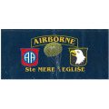 Casquette 6 panneaux Broderie E617 Ref/ 17853 Ste Mère Eglise Army / Beige Taille unique