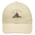 Casquette 6 panneaux Broderie logo Mont Saint Michel French Marine Taille unique