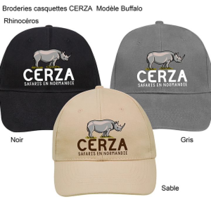 Casquette 6 panneaux E1271 Ref 31833 Rhinoceros Cerza Bleu Royal Taille unique