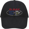 Casquette 6 panneaux E1334 Ref/ 27928 D-Day 1944 Noir Taille unique